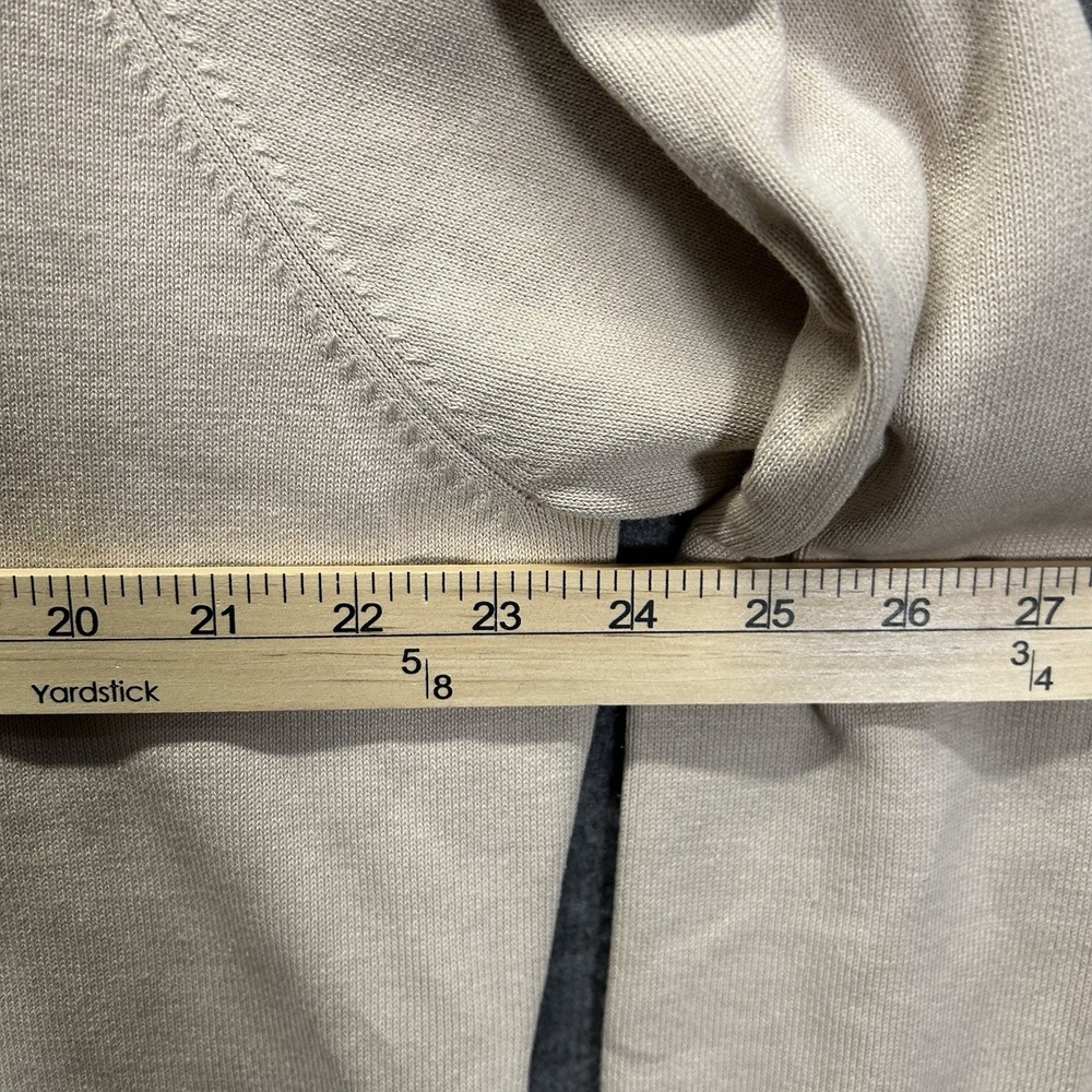 Dressbarn Woman Ivory Silk Blend Long Sleeve Mock‎ Neck Pullover Sweater 20W - Picture 7 of 10